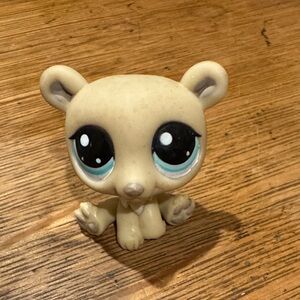 Cute Cream Bear Figurine